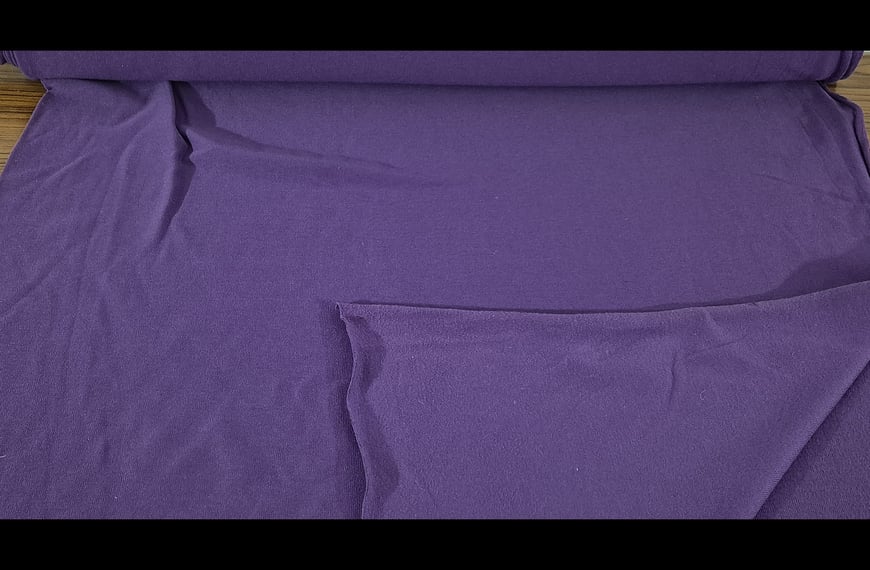 Knitted Polyester Elastin Single-Colored - 150cm