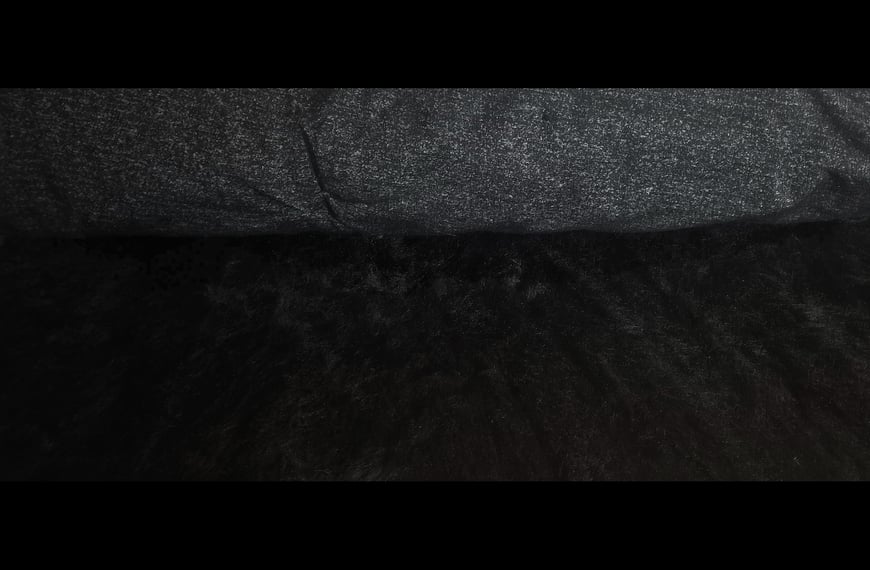 Fur with Long Hair Polyester Single-Colored - 150cm
