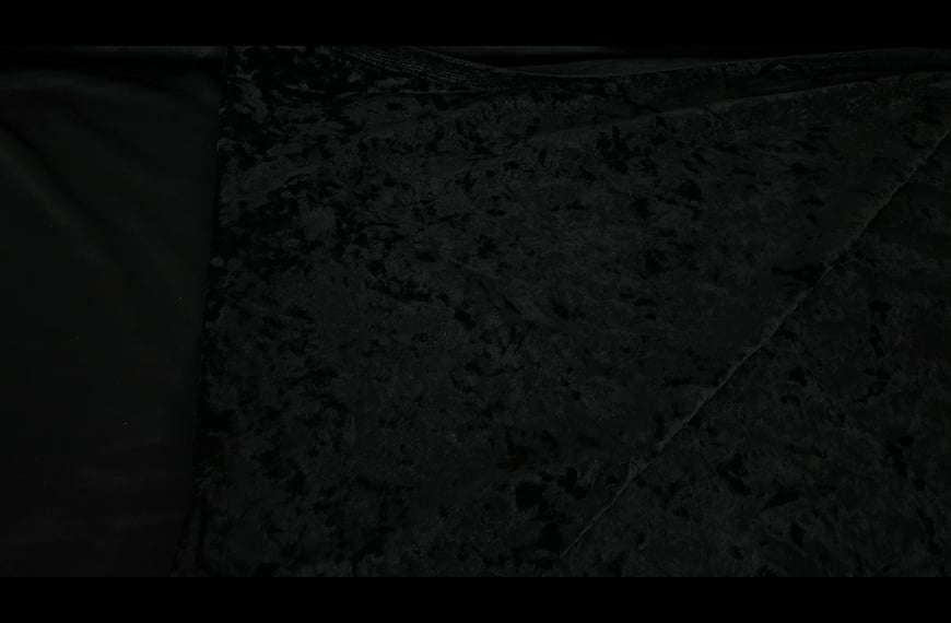 Velvet Diamond with Water Patterns Polyester Elastin Single-Colored - 150cm