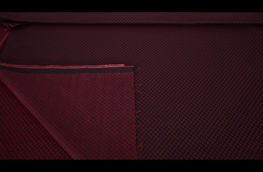 Jacquard with Balck Patterns like Hive Polyester Elast Multi-Colored - 150cm