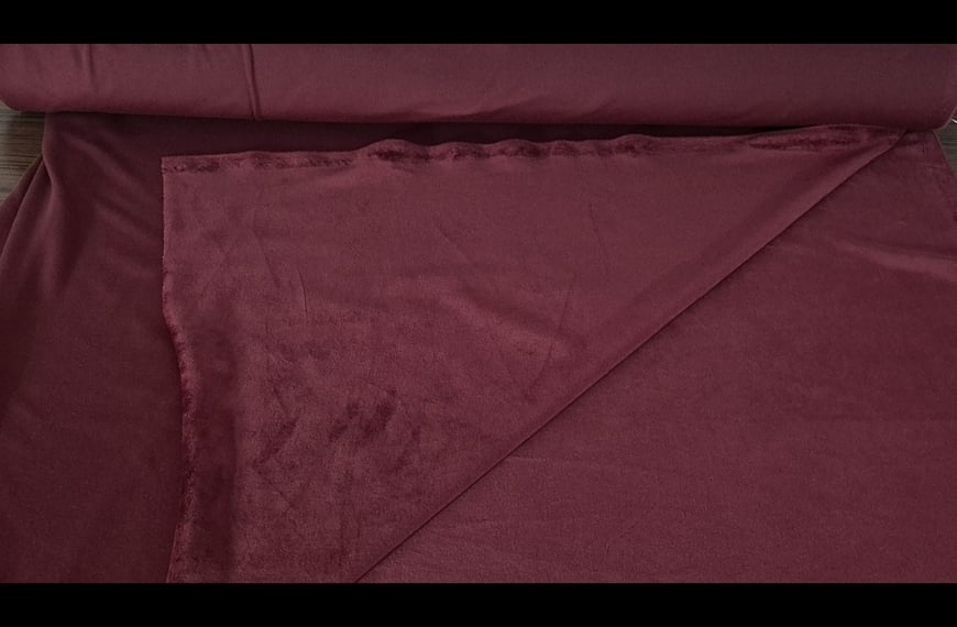 Velvet Eight Polyester Elastin Single-Colored - 150cm