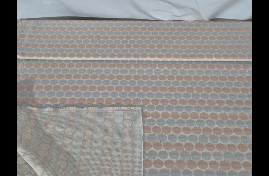 Jacquard with Metallic Polka Dots Polyester Cotton Elast Multi-Colored - 150cm