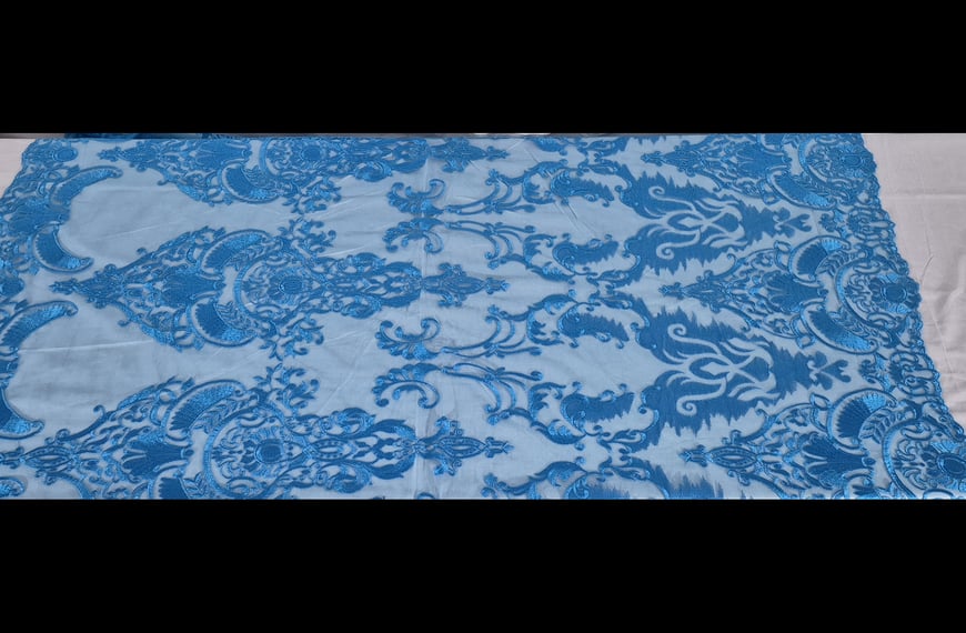 Lace with Branches Polyester Single-Colored - 150cm