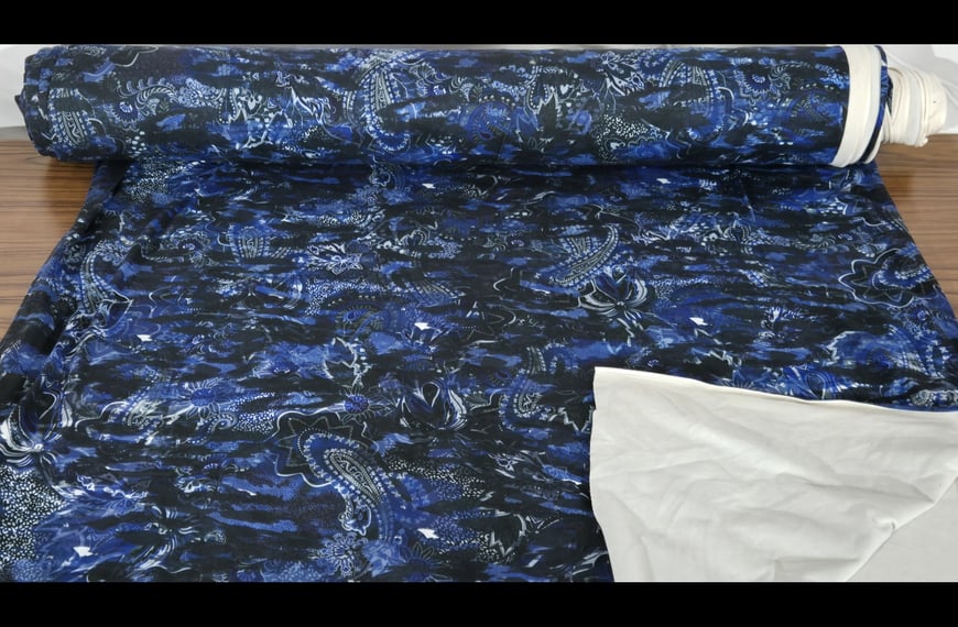 Jersey with Boho Designs Polyester Elast Multi-Colored - 150cm