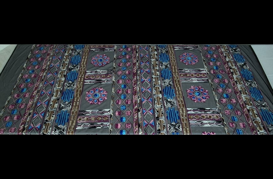 Tulle with Colorful Patterns Polyester Multi-Colored - 160cm