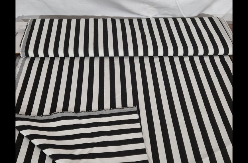 Brocade with Stripes Cotton Polyester Elast Multi-Colored - 130cm