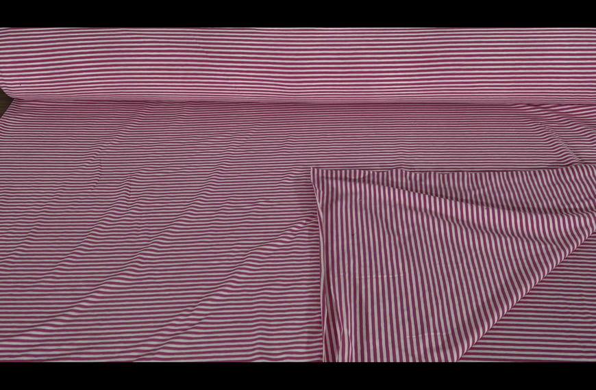Mako Jersey with Stripes Polyester Elast Multi-Colored - 150cm