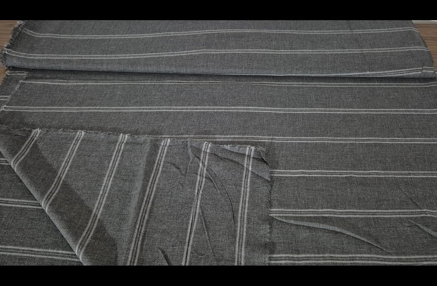 Viscose with Silver Stripes Multi-Colored - 150cm