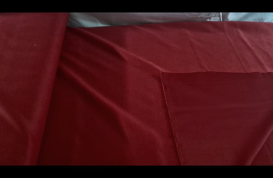 Velour/Coat Diagonal with Fluff Polyester Acetat Single-Colored - 150cm