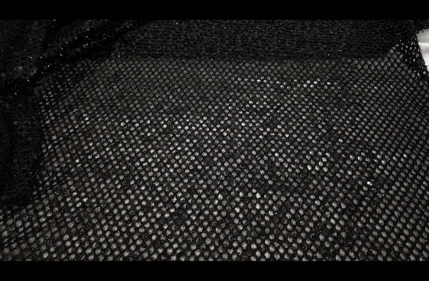 Sequin like Mesh Polyester Single-Colored - 150cm