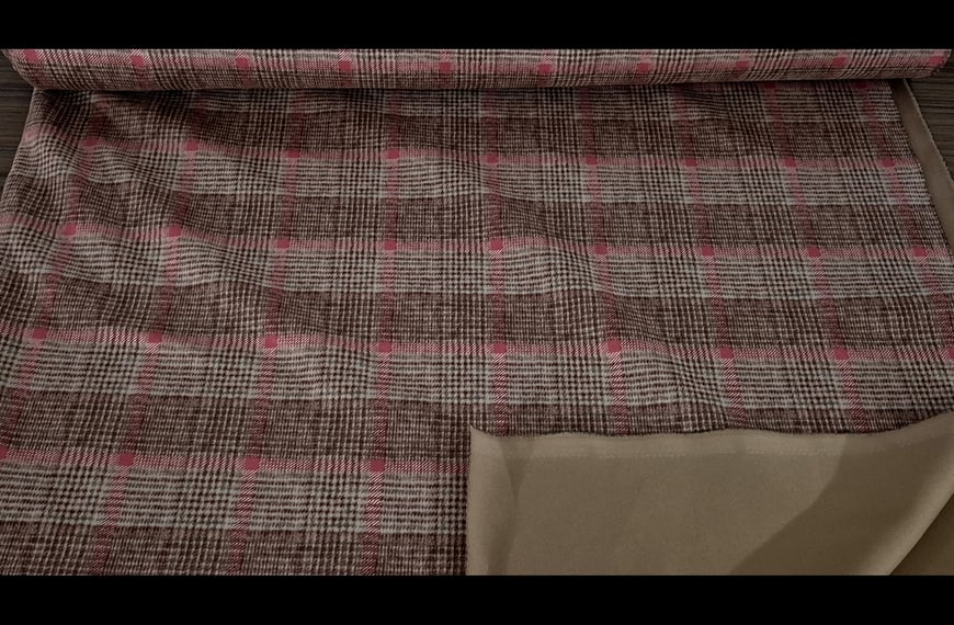 Jersey Scuba with Checkers Polyester Elast Multi-Colored - 150cm