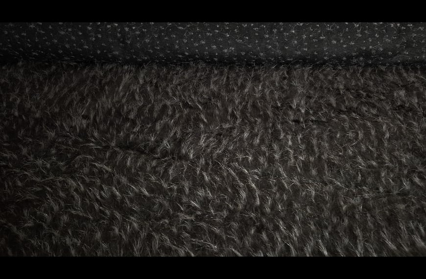 Fur with Painted Small Spots Polyester Multi-Colored - 150cm