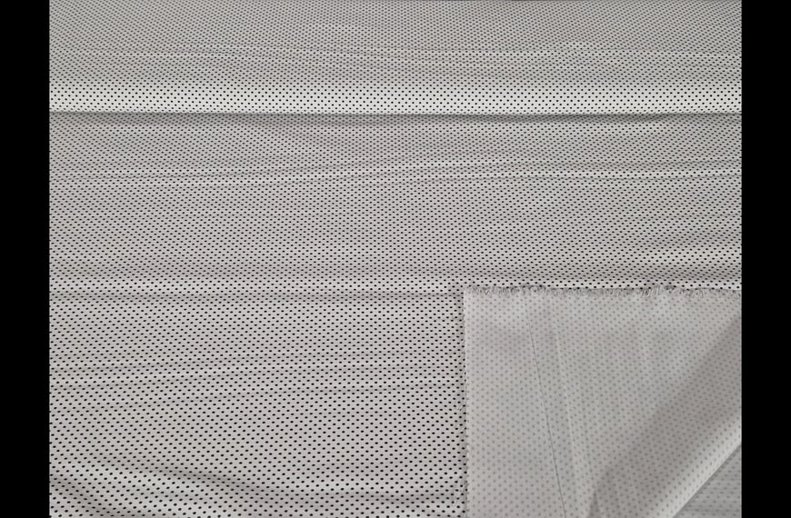Gabardine with Small Polka Dots Viscose Polyester Elast Multi-Colored - 150cm