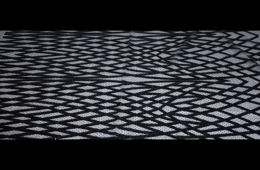 Tulle with Sequin in Rhombuses Polyester Multi-Colored - 140cm