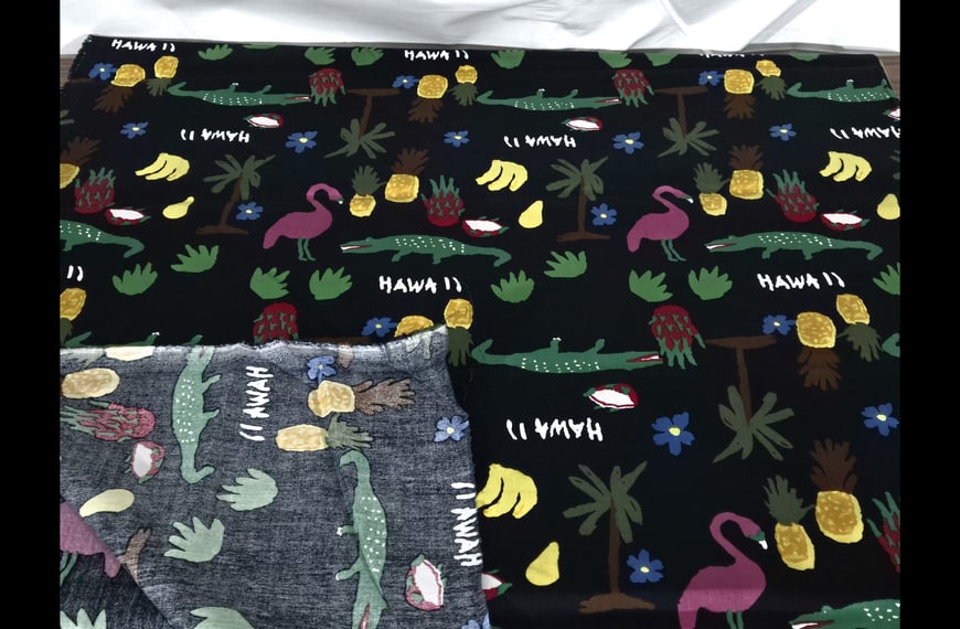 Poplin with Flamengo & Frogs Cotton Multi-Colored - 150cm