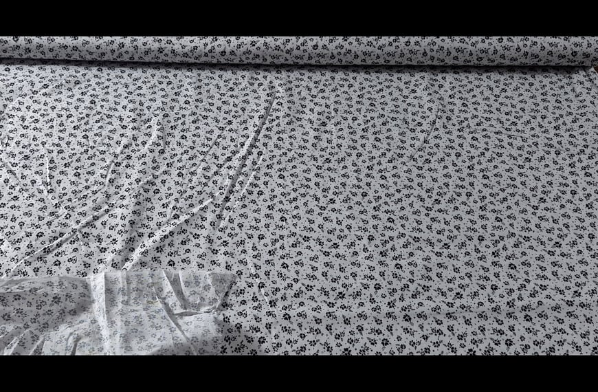 Poplin with Small Daisies Cotton Multi-Colored - 150cm