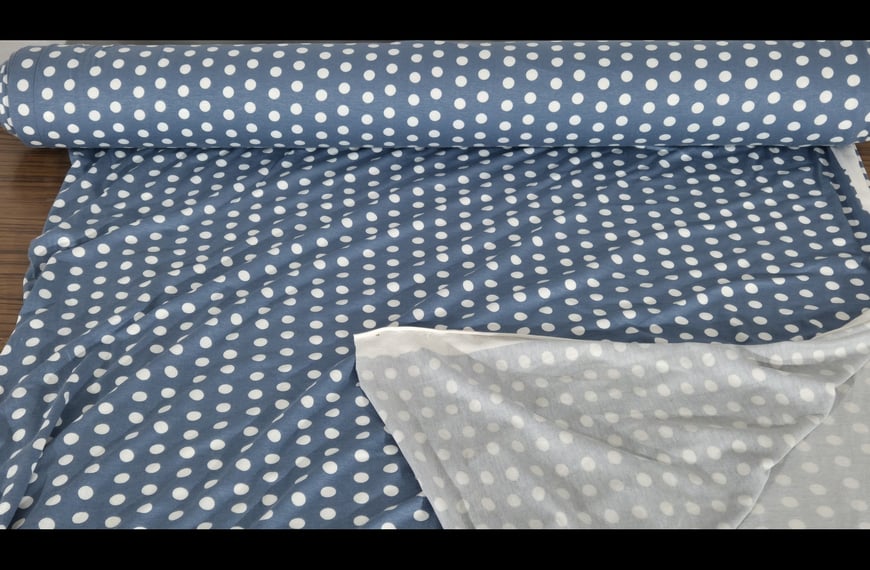 Mako Jersey with Medium Polka Dots Viscose Elast Multi-Colored - 150cm