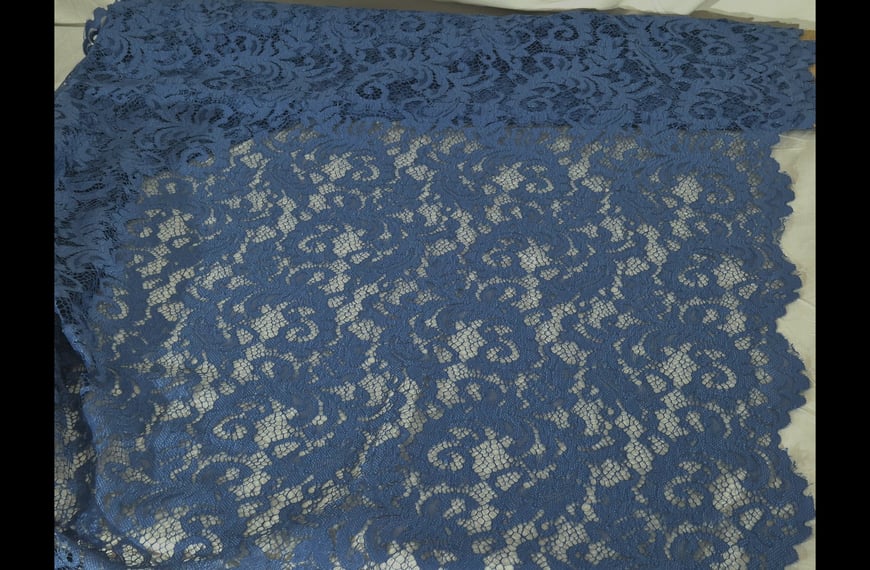 Lace with Roses Polyester Cotton Single-Colored - 150cm