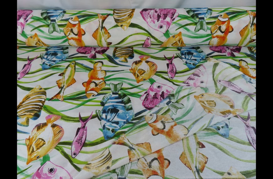 Loneta Cotton Polyester Multi-Colored-280cm