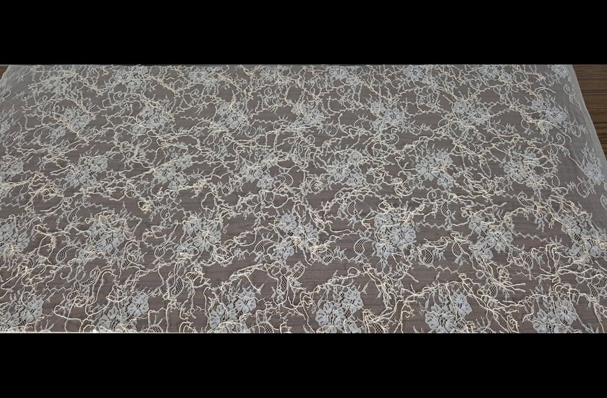 Lace with Fringes & Sequin Polyester Single-Colored-150cm