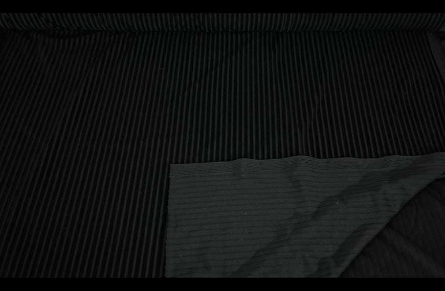 Velvet Stripes Polyester Elast Single-Colored - 150cm