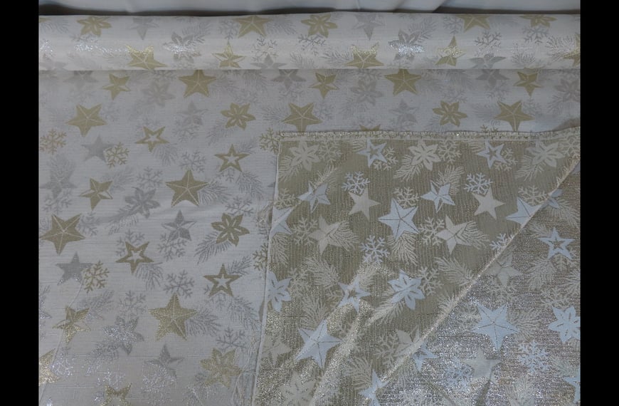 Tablecloth Christmas Designs Cotton Polyester Multi-Colored-280cm