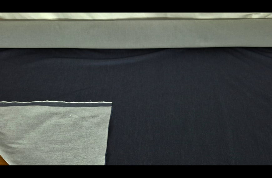 Denim Elastic Polyester Cotton Single-Colored - 150cm