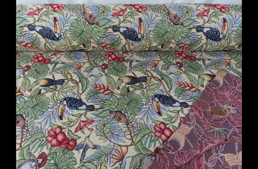 Tapestry Cotton-Polyester Multi-Colored-280cm