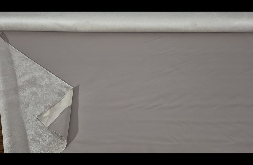 Vinyl with Suet Elastic Polyester Single-Colored - 150cm