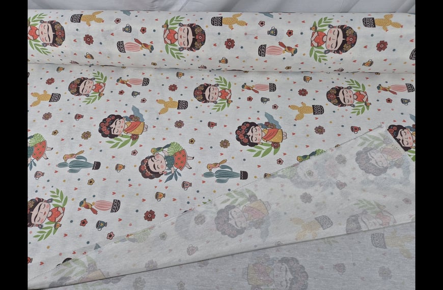 Loneta Cotton Polyester Multi-Colored-320cm