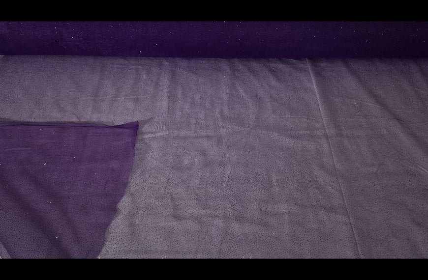 Mesh Tulle Polyester Single-Colored with Glitter-150cm Mesh Tulle Polyester Single-Colored with Glitter-150cm