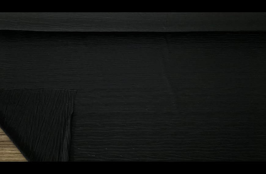 Pleated with Foil Polyester Single-Colored - 150cm