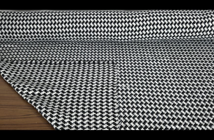 Boucle with Small Squares Pattern Polyester Multi-Colored - 150cm