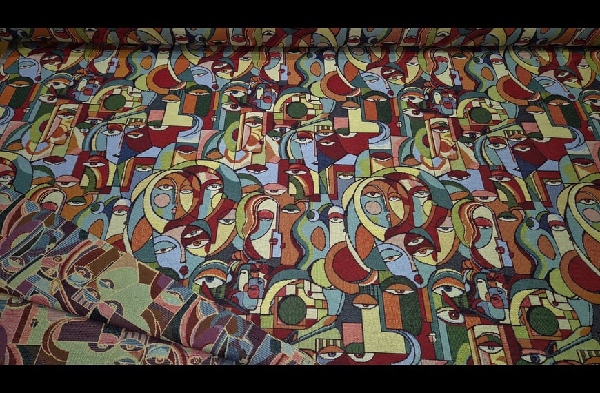 Tapestry Cotton-Polyester Multi-Colored-280cm