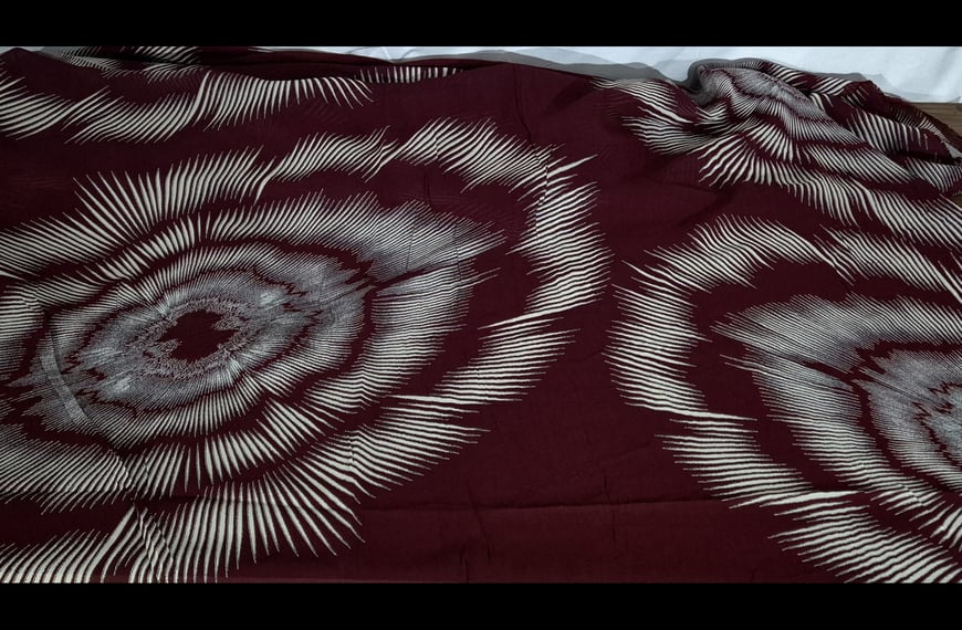 Georgette with Lines Polyester Multi-Colored - 140cm