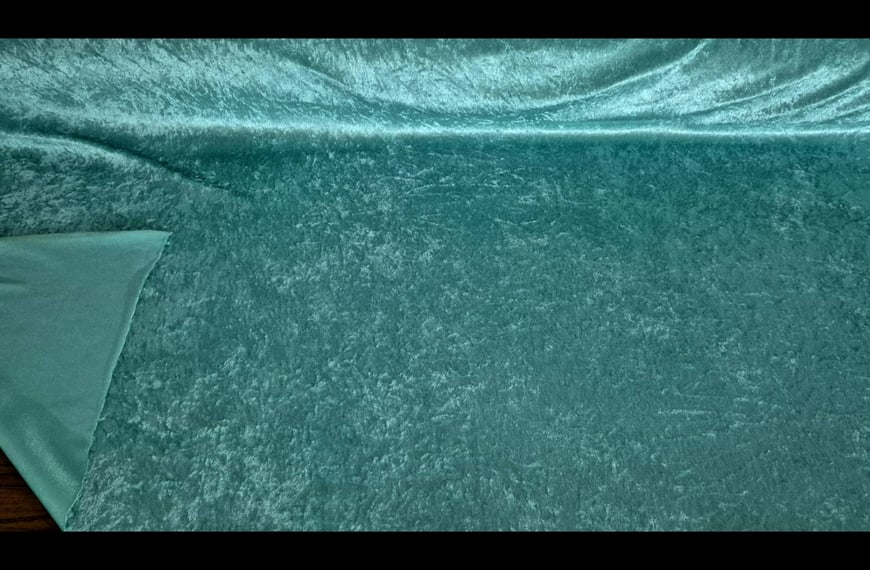 Velour Crush Polyester Single-Colored - 150cm