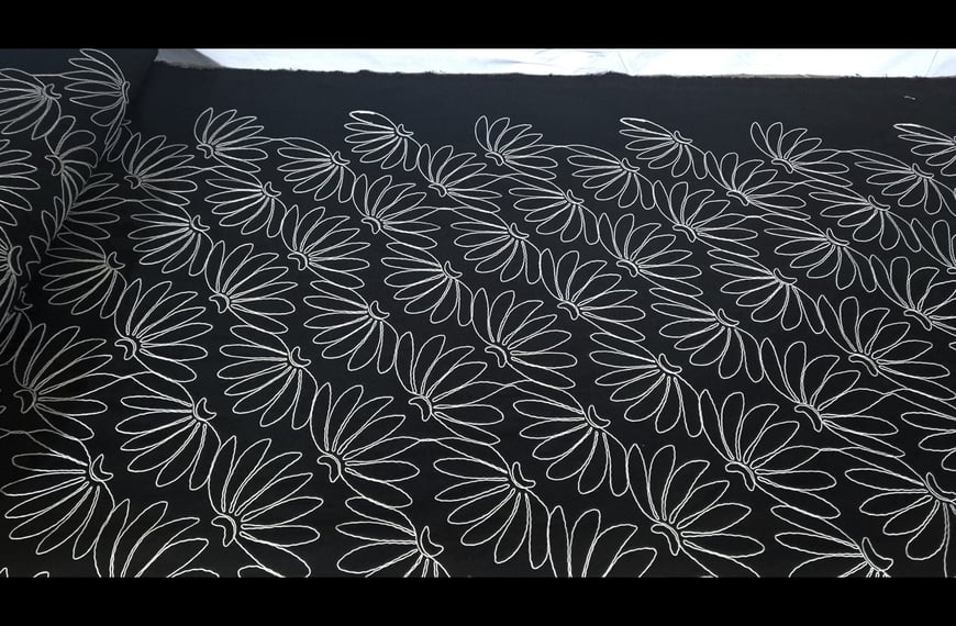 Linen with Knits Multi-Colored - 140cm