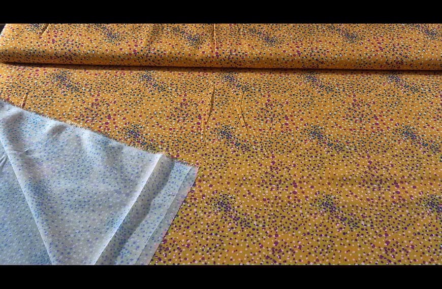 100% Viscose with Small Polka Dots Patterns Multi-Colored - 150cm