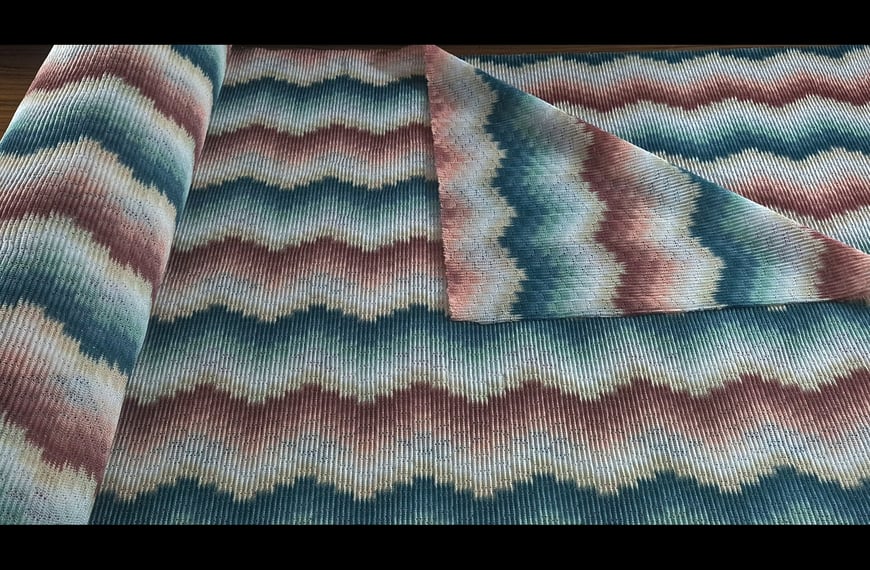 Knit like Missoni Polyester Multi-Colored - 150cm