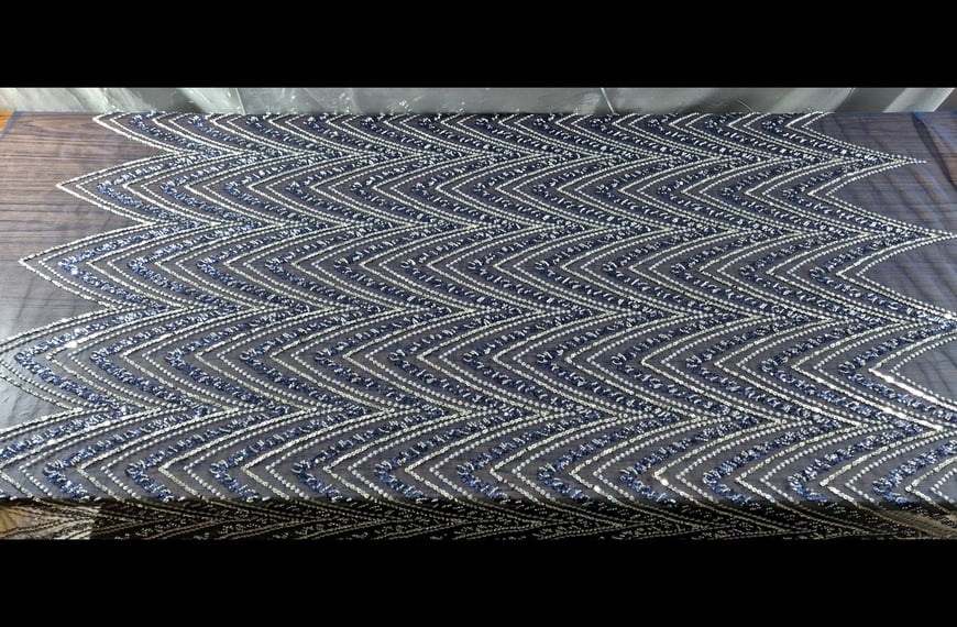 Tulle with Sequin & Beads Polyester Multi-Colored - 150cm