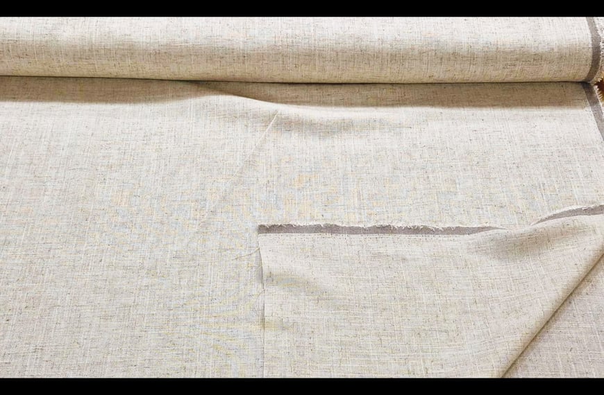 Linen Viscose Mixed Singe-Colored - 150cm