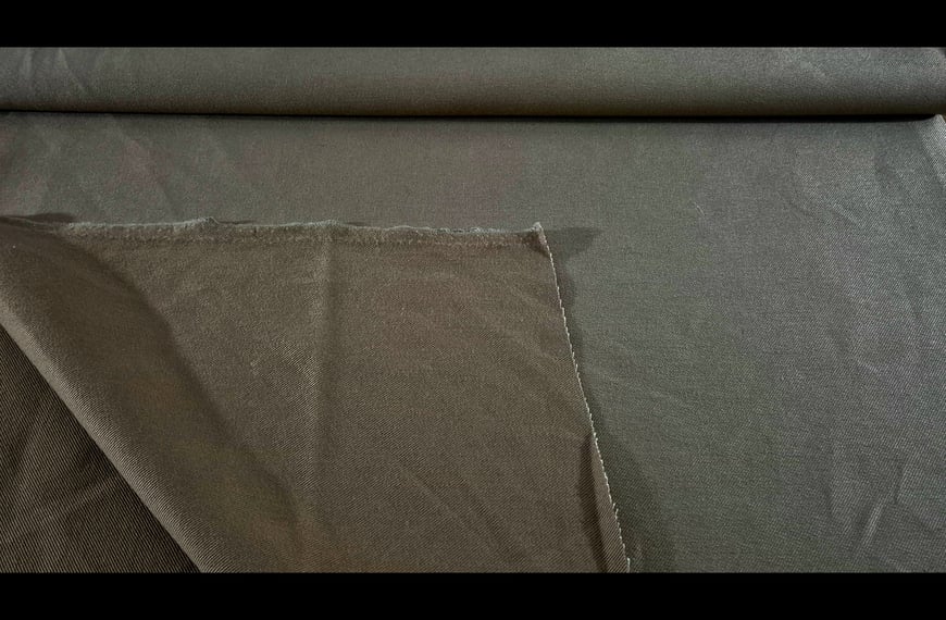 Coat Mohair Diagonal Polyester Wool Single-Colored - 150cm